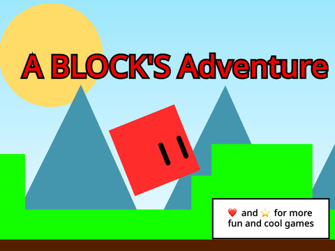 A Block's Adventure™ #trending #platformer #art #games #all #scratch #block
