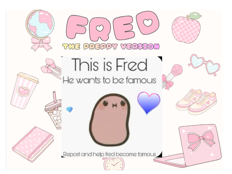 Pink Fred the potato ♡