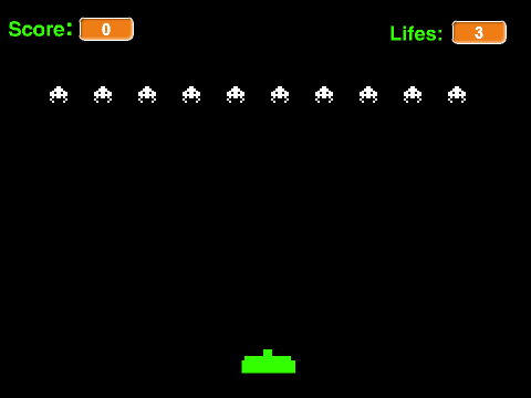 spaceinvaders HD remix