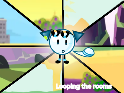 Looping the rooms :3
