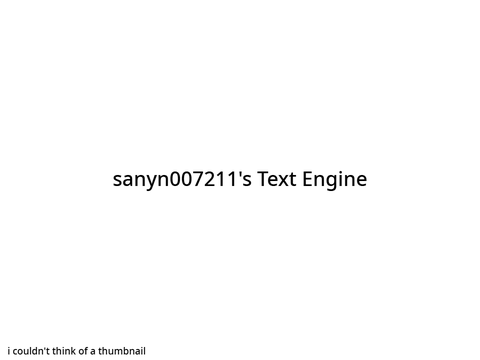 Text Engine