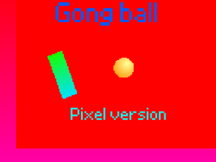 Gong ball (Pixel Version)