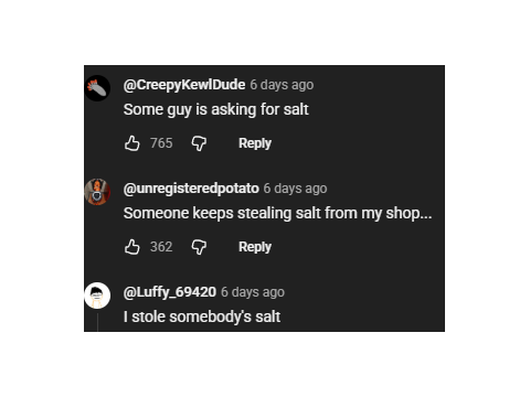 These 3 comments :)
