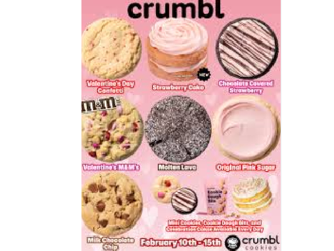 valentines crumbl week
