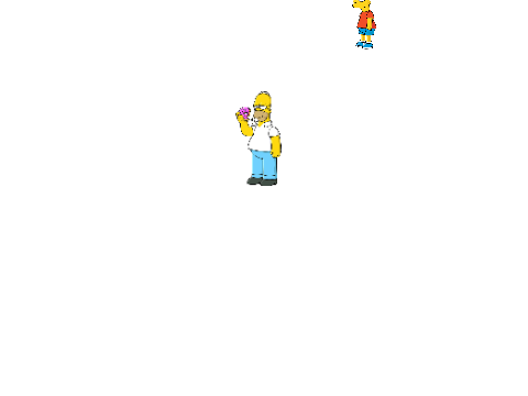 you vs homer but with a budget of a penny