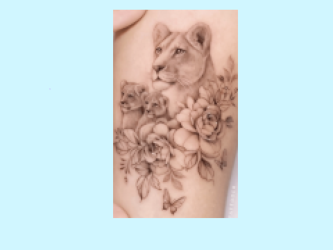 I want to get this tattoo on my waist 