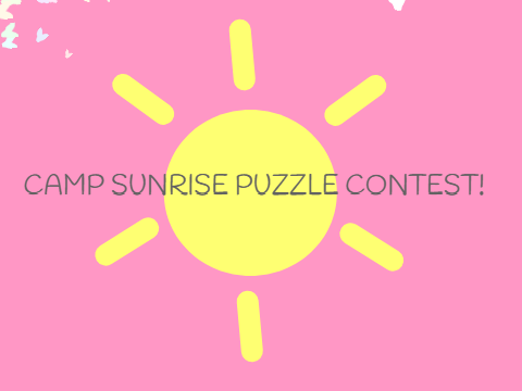 Puzzle contest | Camp sunrise [CLOSED]