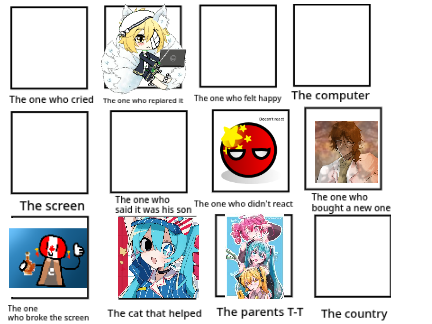 Your computer’s screen broke! Who are you? remix remix remix remix remix