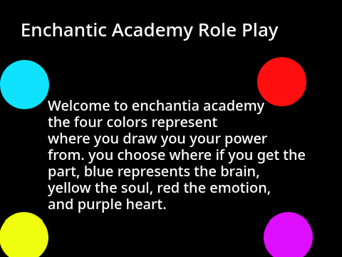 enchantic Academy auditions
