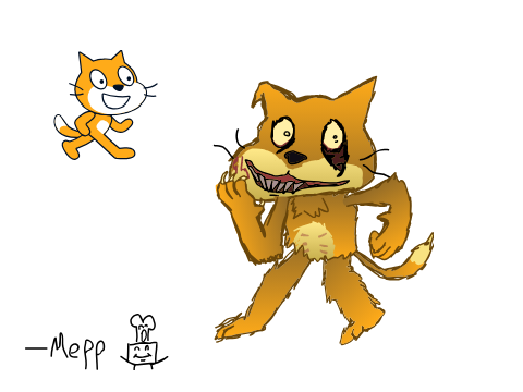 Creature Scratch Cat