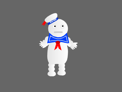 15+ Followers Contest entry (Stay Puft Marshmallow Man)
