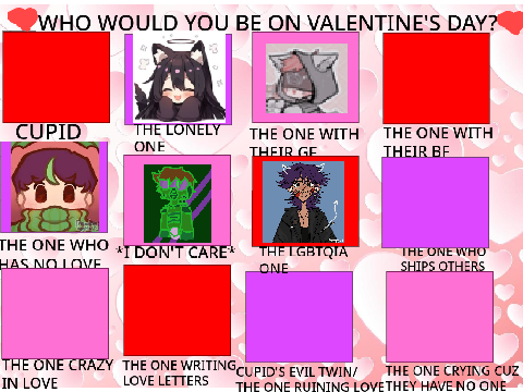 WHO WOULD YOU BE ON VALENTINE'S DAY? remix remix