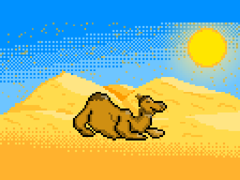 Camel Pixelart