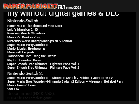 my without digital games & DLC
