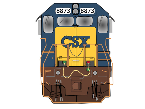 CSX 8873 (SD40-2)