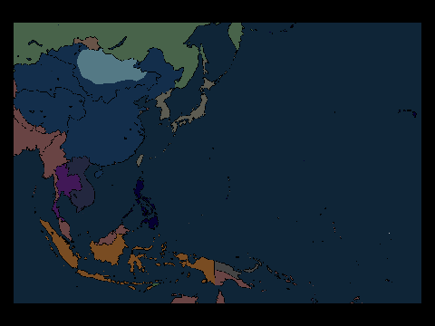 Map of China 1912