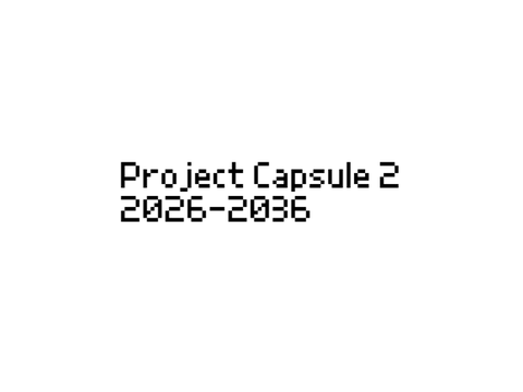 Project Capsule 2 ~ Last project
