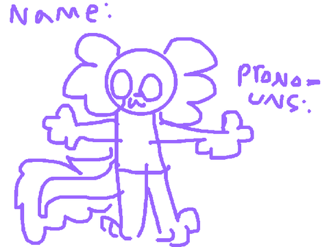My OC for ASL (Axolotl School Life)!!