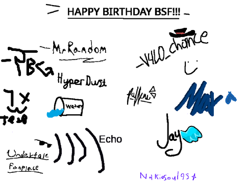 HAPPY BIRTHDAY BSF!! Remix tree remix