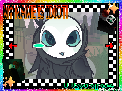MY NAME IS IDIOT!!1