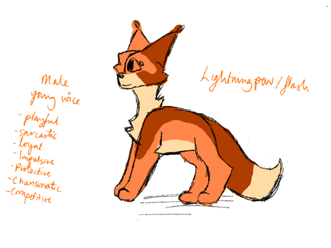 Lightningpaw/flash for @jdog01101