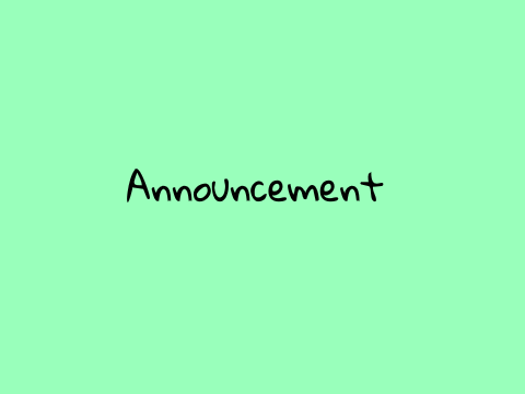 Announcement