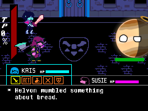 Deltarune (Helvon Phase 1 battle)