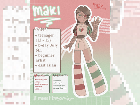 ☘️ 001. meet the artist ! | reshared