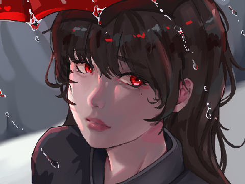 WLOP art study/heavily inspired