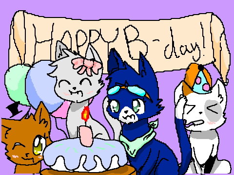 Itz meh birthday (Speedpaint)