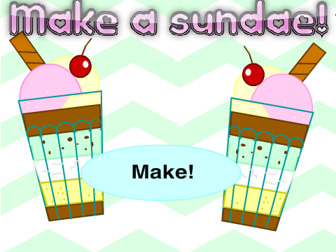 My Ice-cream Sunday maker!