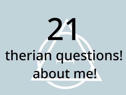 21 therian questions