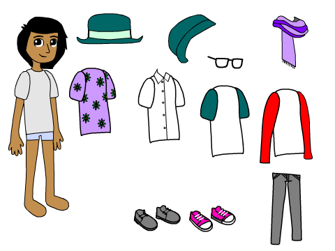 Make an outfit for Sam!