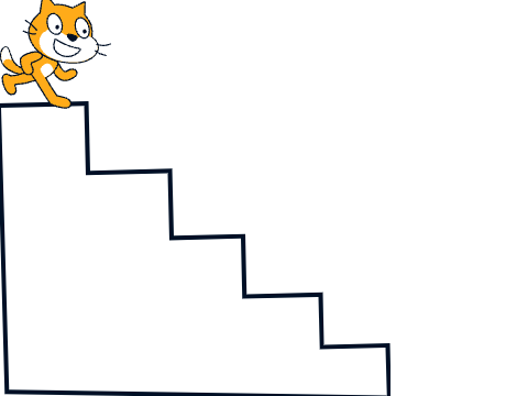 Scratch Cat fall  down stairs (yay)