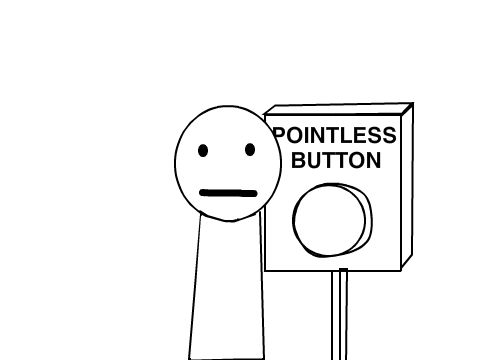 ASDF Pointless button