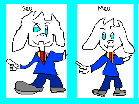 Bote seu personagem que eu redesenharei remix remix