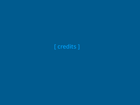 [ .06 ] credits | 