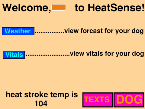 HeatSense app test (Heat stroke monitor for dogs)