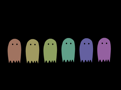 rainbow ghosts wowee