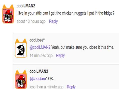 The Scratch Team member @codubee* responed to my message!