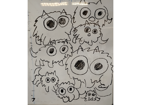 bob. on school whiteboard
