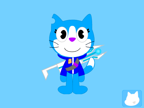 Cyan with my Cat Base