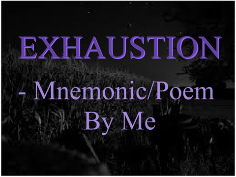 "Exhaustion" - poem by me