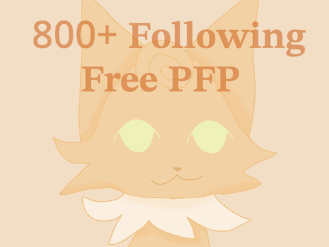 800+ Following || Free PFP