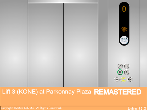 Lift 3 (KONE) at Parkonnay Plaza REMASTERED