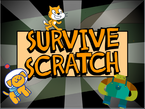 Survive scratch V.1 #shooter #all #games #griffpatch