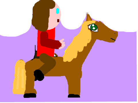 Horse and girl