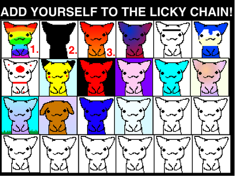Add Yourself to the Licky Chain! Remix, remix, etc. remix remix remix remix