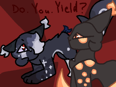 " Do. You. Yield? " [ immortelle and stratus art ]