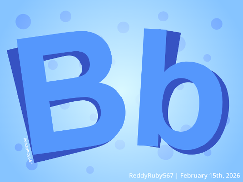 Alphaletters™ – Letter B | ReddyRuby567